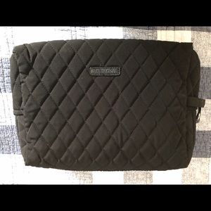 Vera Bradley Large Black Cosmetic Bag